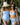 kenny flowers watercolors swim womens south of france blue underwire bikini top