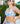 kenny flowers watercolors swim womens south of france blue underwire bikini top