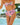 Kenny Flowers Watercolors Swim womens kona purple high waist bikini bottom with ruffles