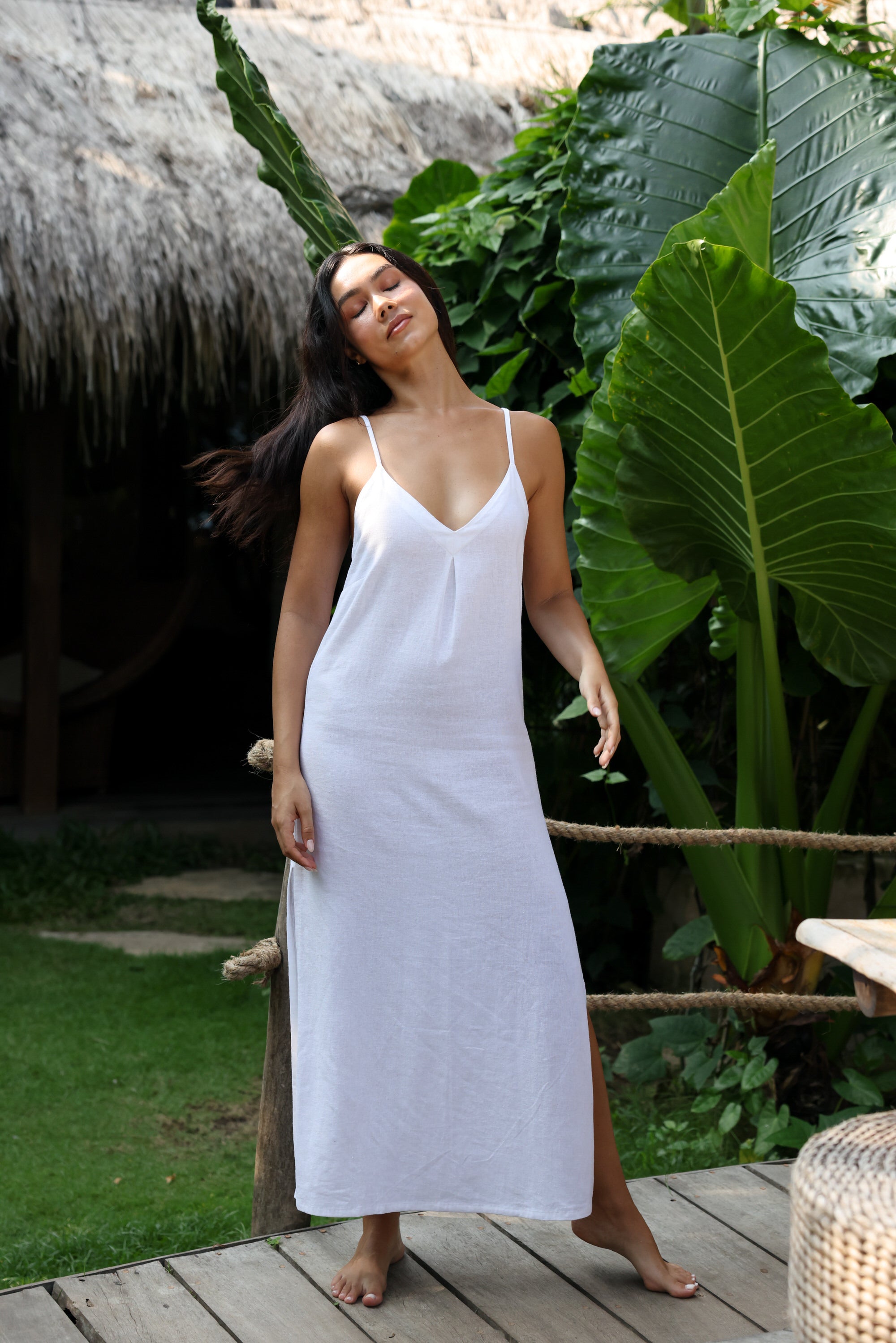 santorini dress in off white retro floral Santorini Off-Shoulder Maxi Dress White Pretty Little Minx