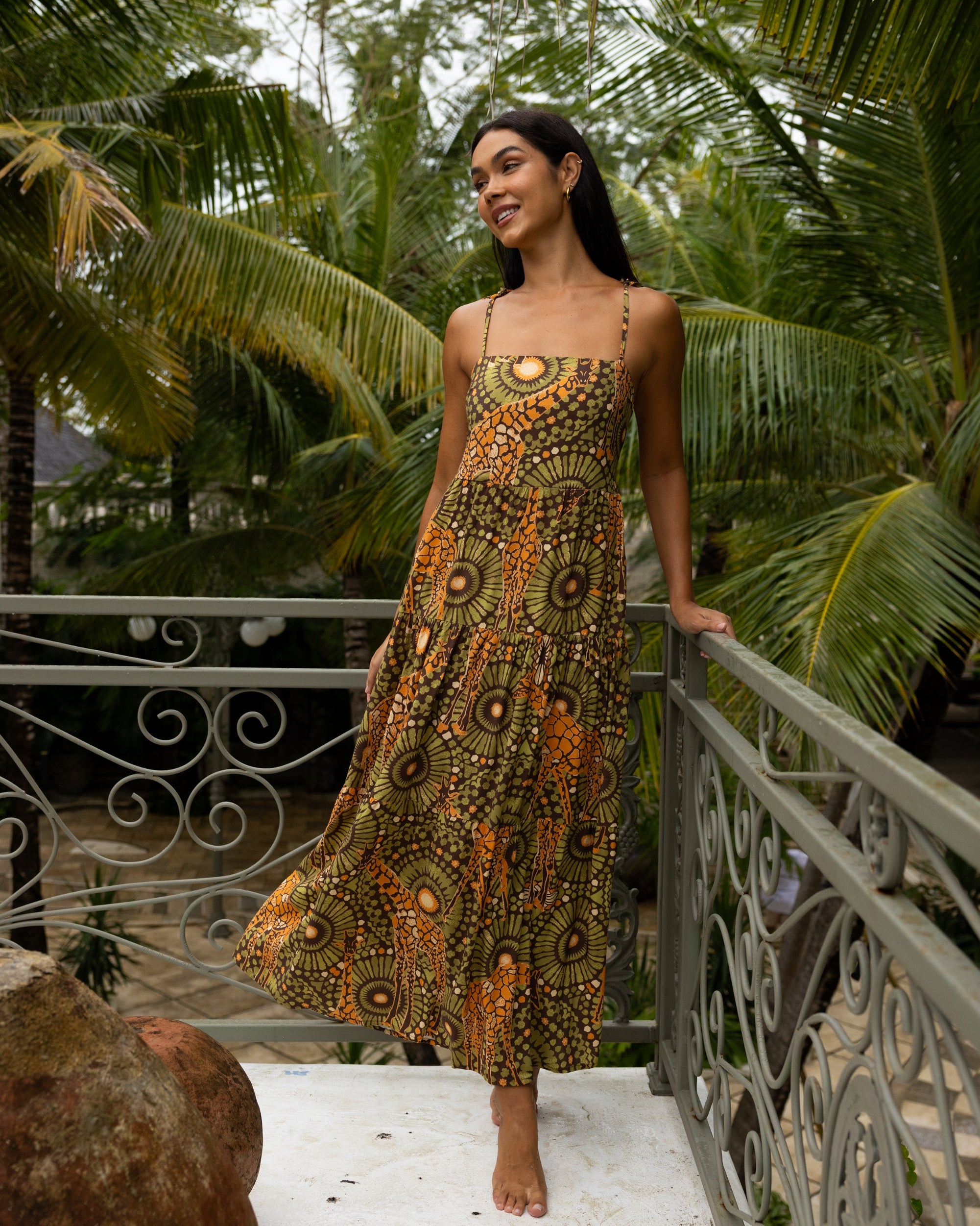 The Africa - Resort Dress - Green / M The Africa - Resort Dress - Green / M