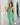 kenny flowers womens midi green cut out mint to be in maui stretchy island dress