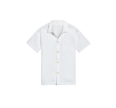 The Casa Blanca - Boys White Linen Shirt