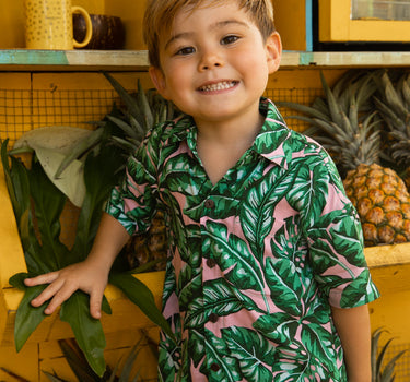 The Little Luau - Boys Hawaiian Shirt