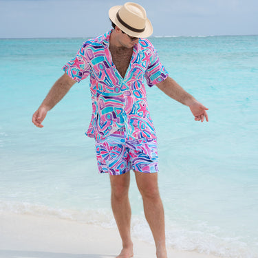 Light Steel Blue The Waikiki - Short Sleeve Shirt