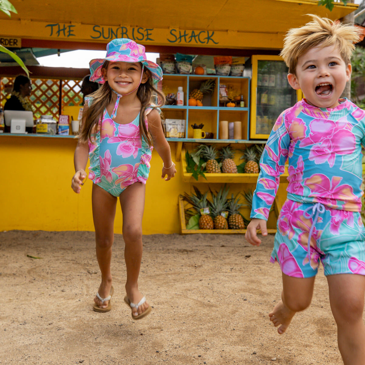 Hawaiian and Aloha Bucket Hats | The Maui - Kids Bucket Hat UPF 50 ...