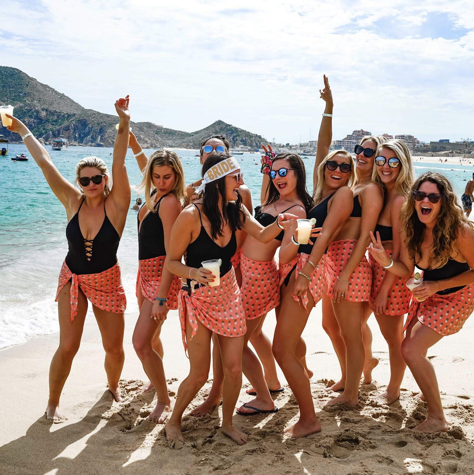 matching bachelorette party outfits for vacation