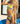 The Positano - Lemon Print Sporty Bikini Top