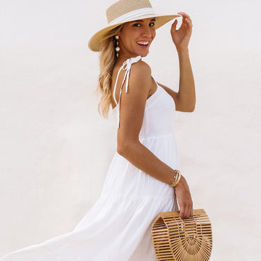 Antique White The Jetset - White Resort Dress