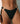 The Mykonos - Gold Ring Black Sporty Bikini Bottom