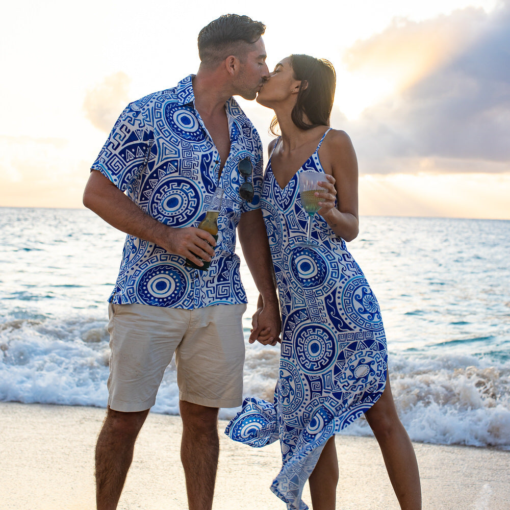 The Oia - Beach Dress  Tropical Vacation Dresses by Kenny Flowers