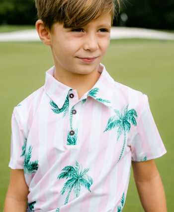 The Palm Beach - Kids Golf Polo