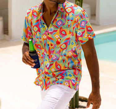 The Parrots of the Caribbean - Short Sleeve Shirt