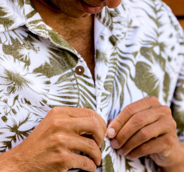 The Bali Hai - Short Sleeve Tropical Silk Shirt