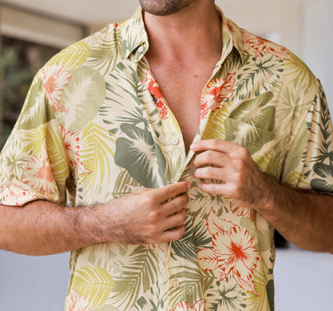 The Bali Bloom - Short Sleeve Shirt