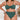 The Costa Rica Palm Jacquard Banded Sporty Bikini Bottom from the Kenny Flowers Costa Rica Collection. Womens swimwear that is effortless, jewel-tone jungle green and made from an elegant signature jacquard fabric.