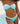 The Aruba - Aqua Shimmer Velvet Sporty Bikini Bottom