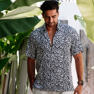 Dark Slate Gray The Island Cat - Short Sleeve Shirt