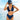 Lavender The Ravello - Textured Navy Jacquard New Classic Bikini Bottom