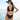 Lavender The Ravello - Textured Navy Jacquard New Classic Bikini Bottom